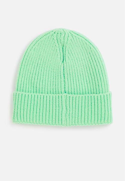 The North Face - Tnf logo box cuffed beanie - spring bud