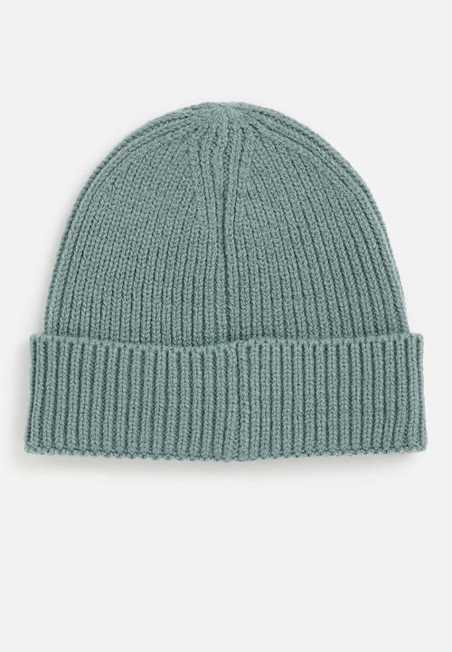 The North Face - Tnf logo box cuffed beanie - goblin blue