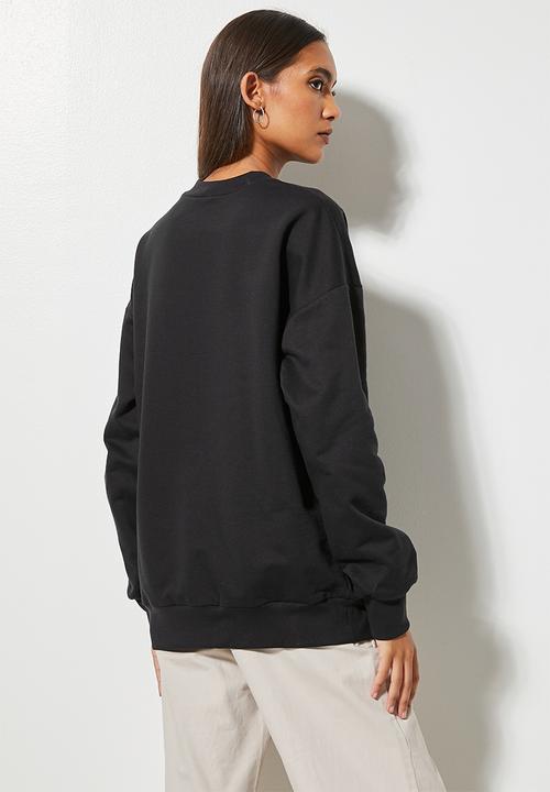 Superbalist - Crew sweat - black