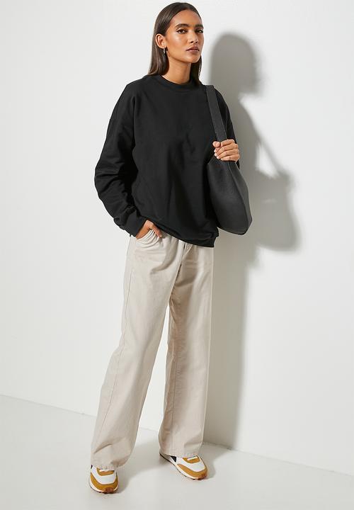 Superbalist - Crew sweat - black