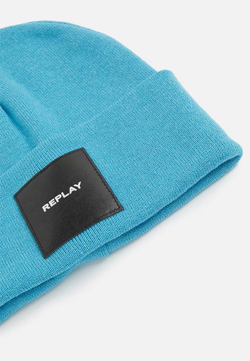 Replay - Logo beanie - blue