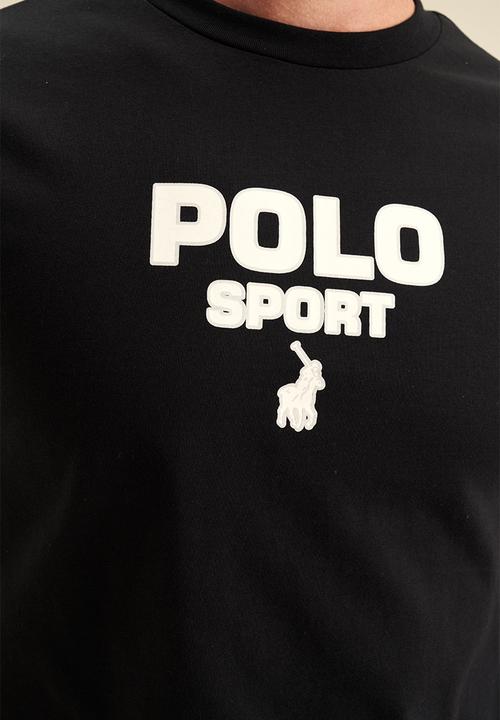 POLO - Men sport logo short sleeve tee - black