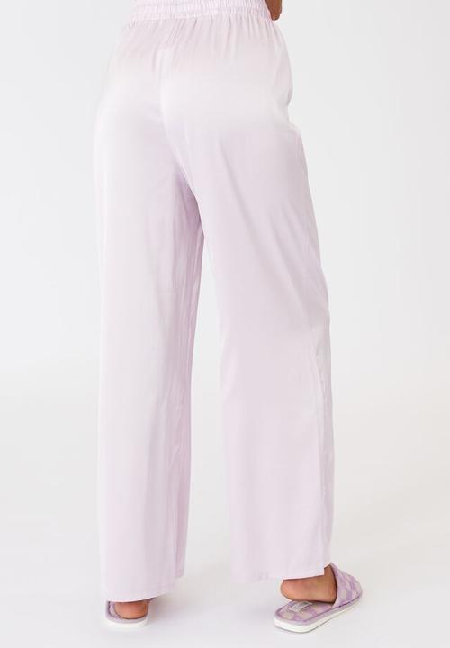 Cotton On - Satin sleep pant - lilac snow