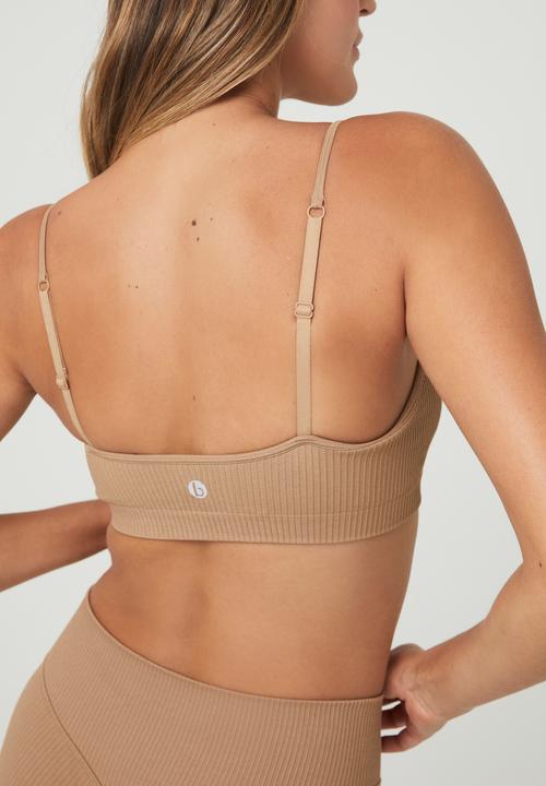 Cotton On - Seamless tiny crop - sesame rib