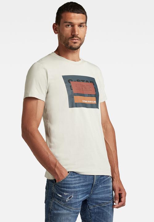 G-STAR - Cvrd originals r tee - mineral grey