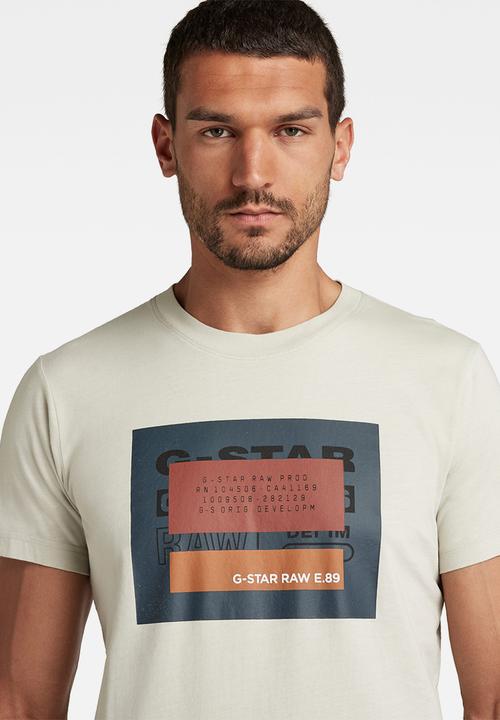 G-STAR - Cvrd originals r tee - mineral grey