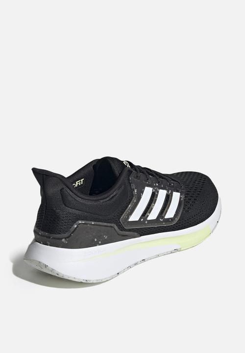 adidas Performance - Eq21 run - core black/ftwr white/almost lime