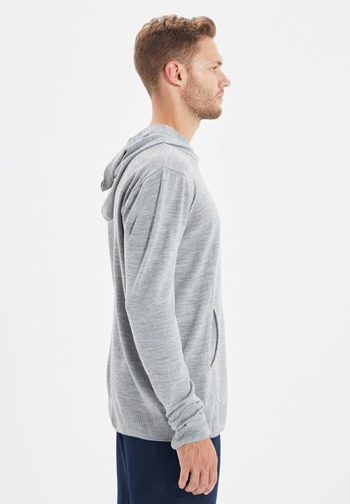 Trendyol - Cruzin regular fit hoodie - grey