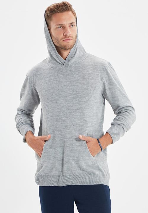 Trendyol - Cruzin regular fit hoodie - grey