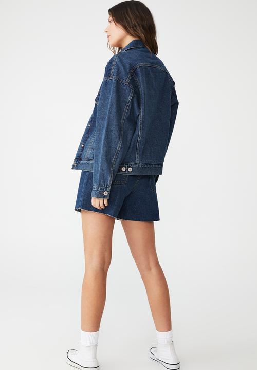 Cotton On - The oversized denim jacket - trinity blue