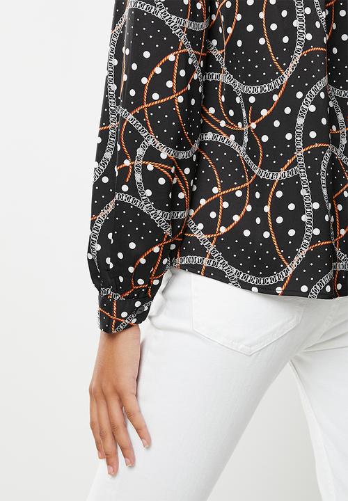 SISSY BOY - Long sleeve button up shirt - black 