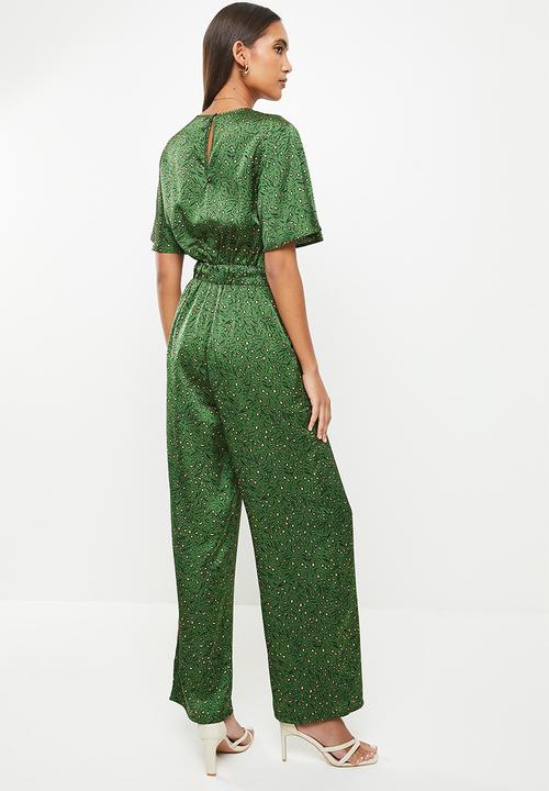 SISSY BOY - Satin jumpsuit - khaki