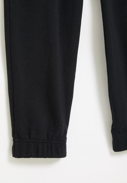 Rebel Republic - Printed trackpants - black