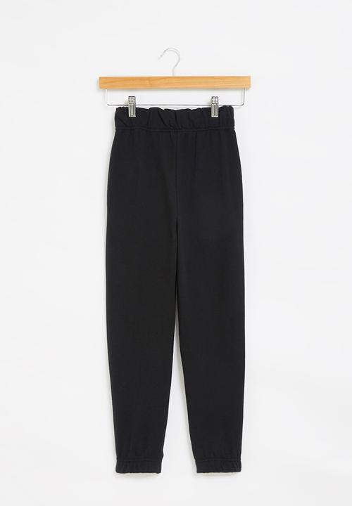 Rebel Republic - Printed trackpants - black