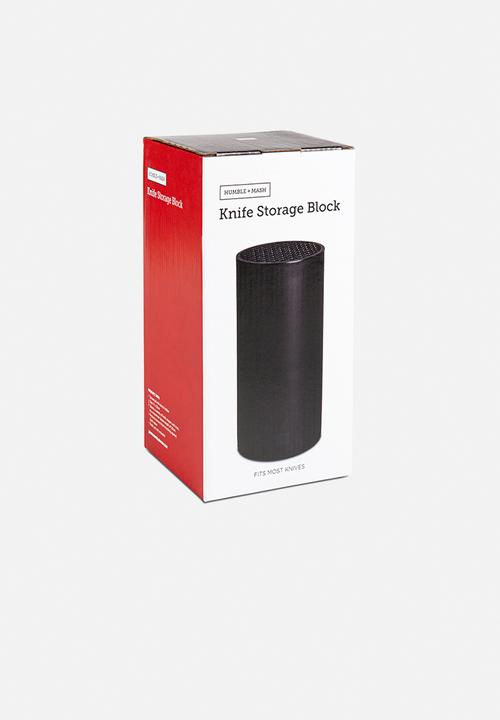 Humble & Mash - Universal knife storage block - black