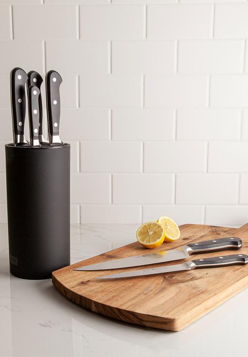 Humble & Mash - Universal knife storage block - black