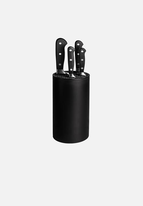 Humble & Mash - Universal knife storage block - black