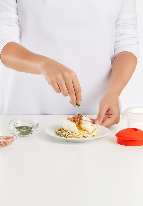Lékué - Ovo microwave egg cooker - red