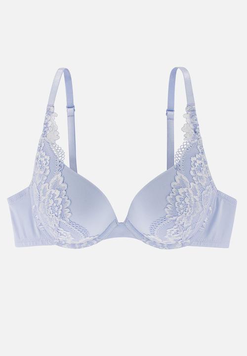 DORINA - Claire 2-tone push up plunge bra - blue
