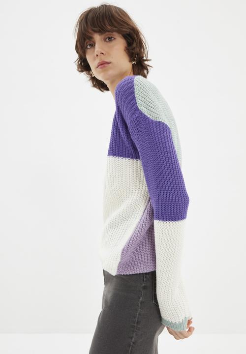 Trendyol - Color block knitwear sweater - multi 