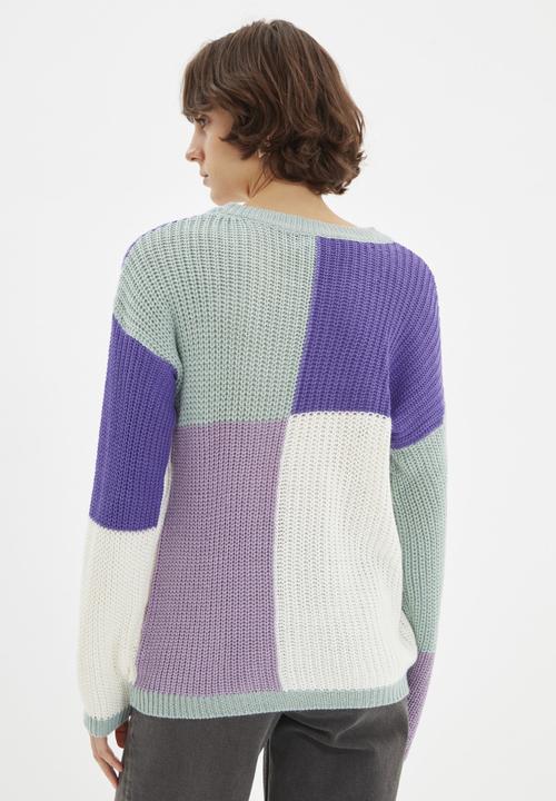 Trendyol - Color block knitwear sweater - multi 
