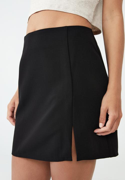 Cotton On - Mod mini skirt - black