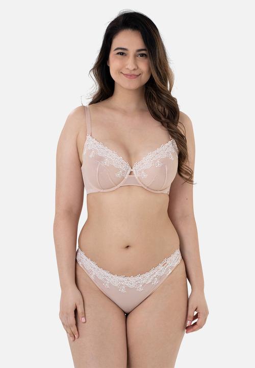 DORINA - Varda brazilian panty - beige
