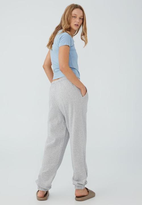 Cotton On - Classic trackpant - grey marl