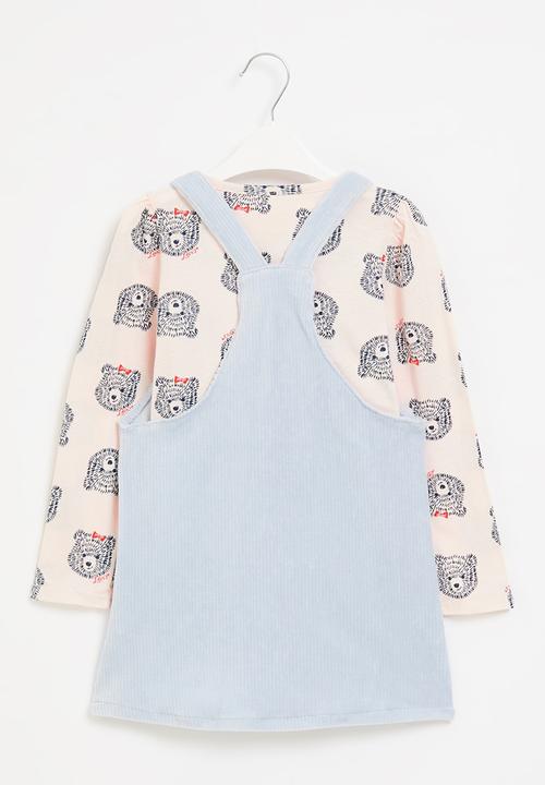 Levi’s® - Long sleeve top with skirt 2 piece set - blue & pink 