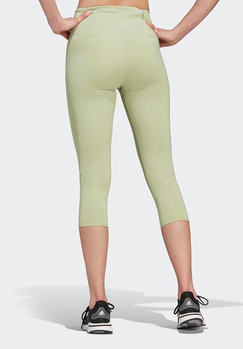 adidas Performance - Own the run 3/4 tights - magic lime