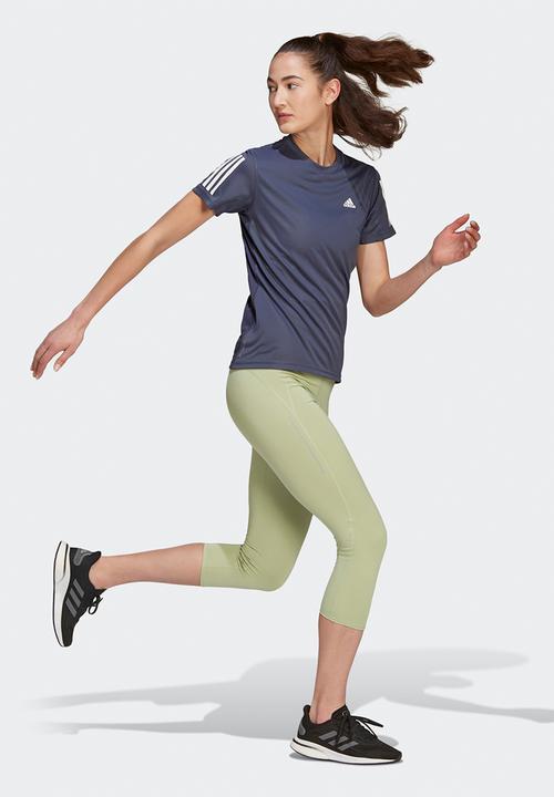 adidas Performance - Own the run 3/4 tights - magic lime