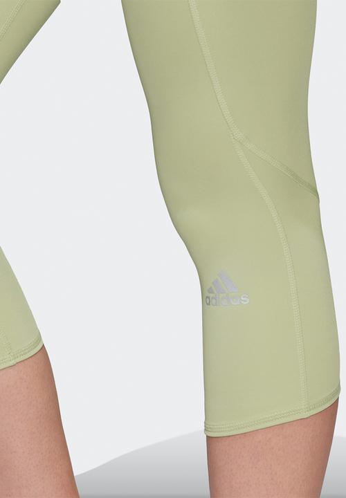 adidas Performance - Own the run 3/4 tights - magic lime