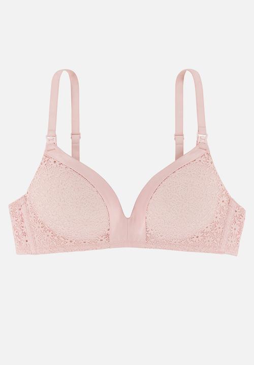 DORINA - Quartz light padded nursing bra - pink