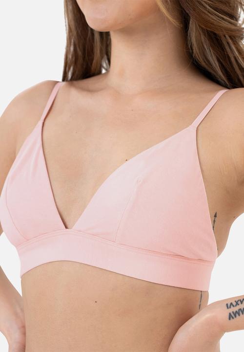DORINA - Lila 2 pack non padded bralette - ink & pink