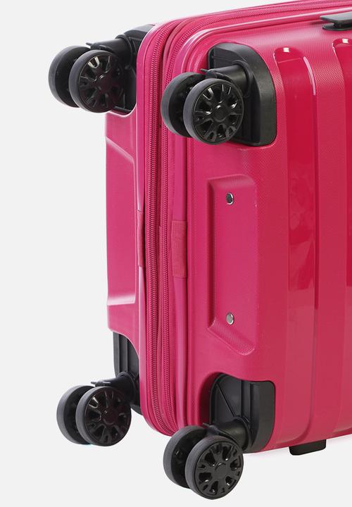 Cellini - Sonic 4 wheel trolley - carmine pink
