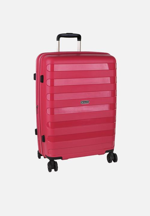Cellini - Sonic 4 wheel trolley - carmine pink