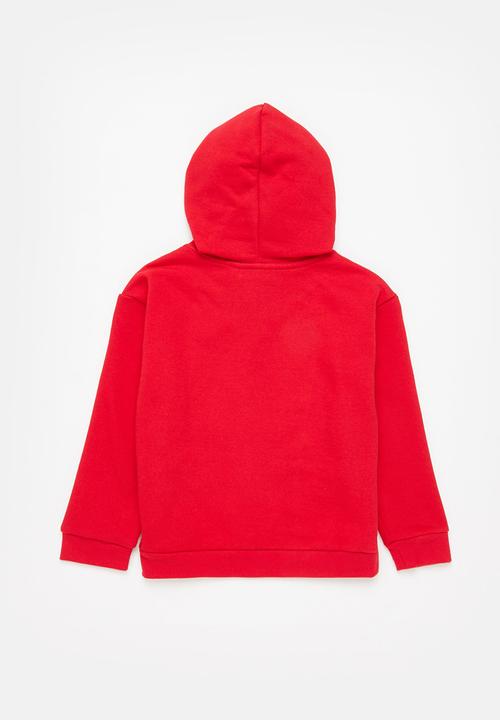 Superbalist Kids - 2 Pack graphic hooded sweatshirt - red & navy