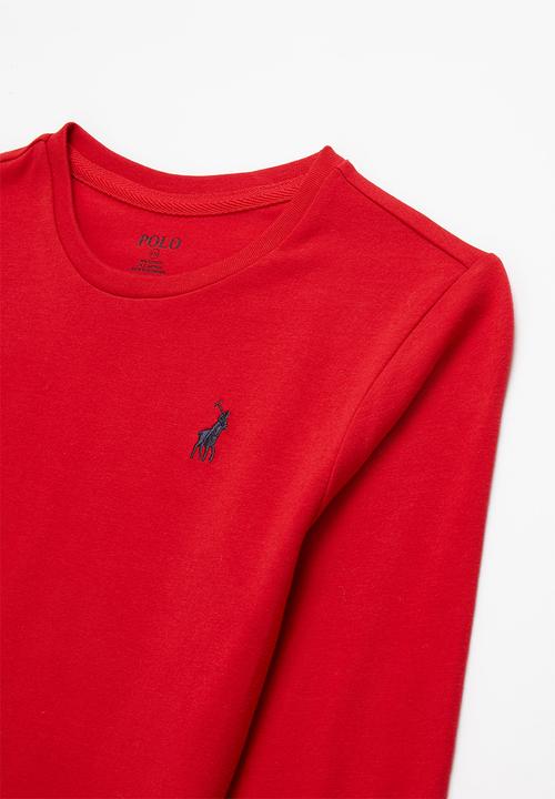 POLO - Girls classic long sleeve tee - red