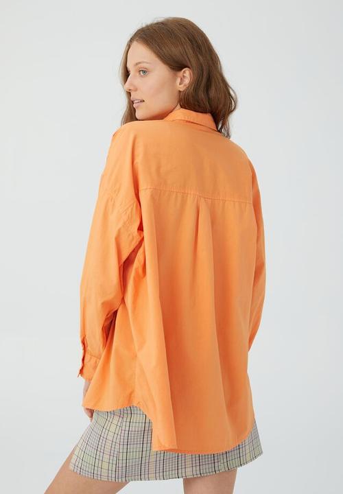 Cotton On - Dad shirt - sweet orange