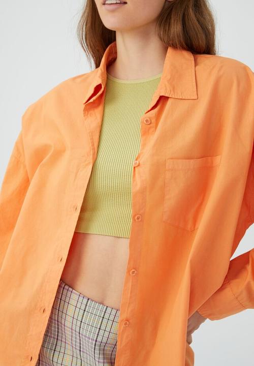 Cotton On - Dad shirt - sweet orange