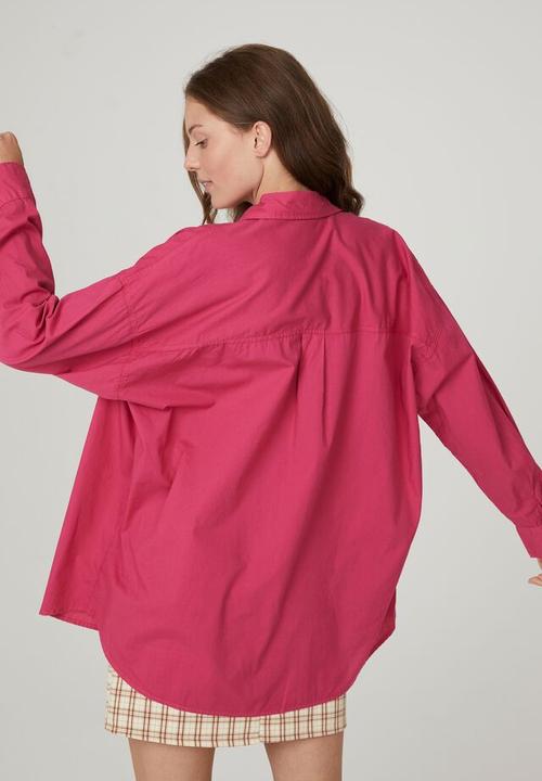 Cotton On - Dad shirt - hot fuschia