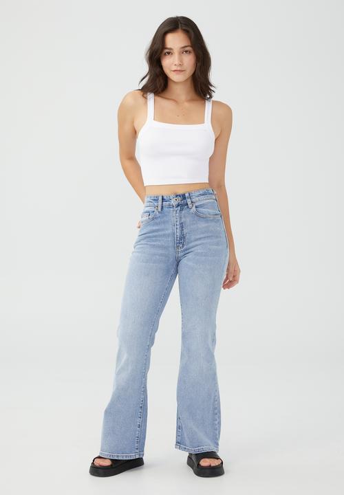 Cotton On - Petite flare jean - salty blue