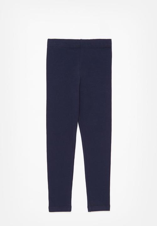 Pop Candy - Girls 2 pack legging - navy & light blue