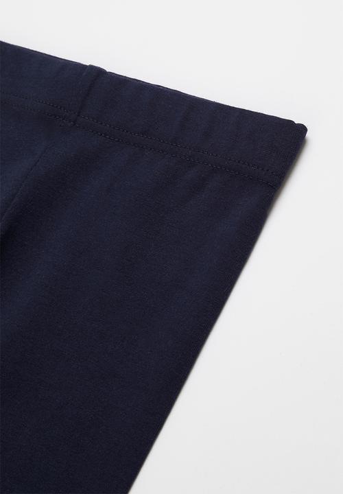 Pop Candy - Girls 2 pack legging - navy & light blue