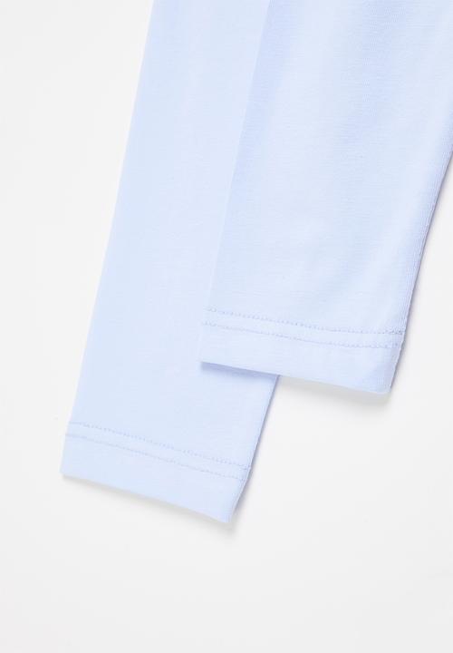 Pop Candy - Girls 2 pack legging - navy & light blue