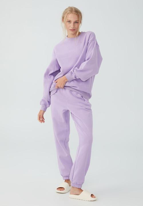 Cotton On - Classic crew sweatshirt - spring lilac