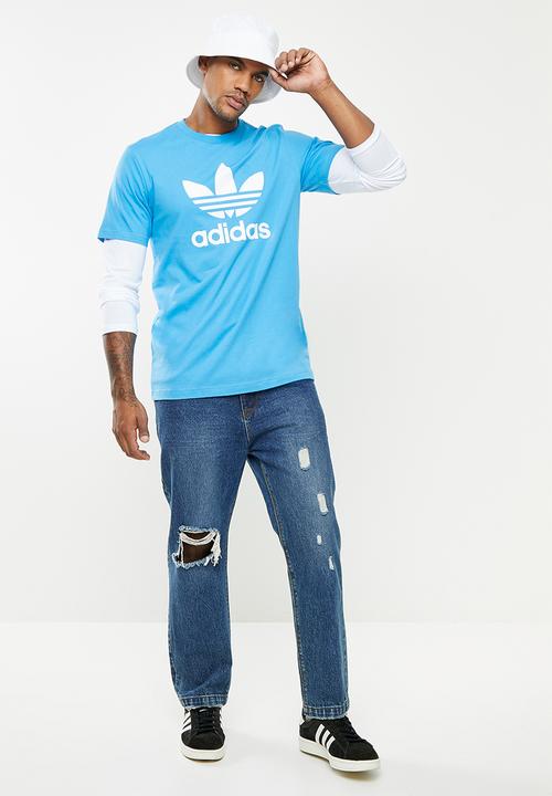 adidas Originals - adidas Originals Trefoil  T-Shirt  - Turquoise