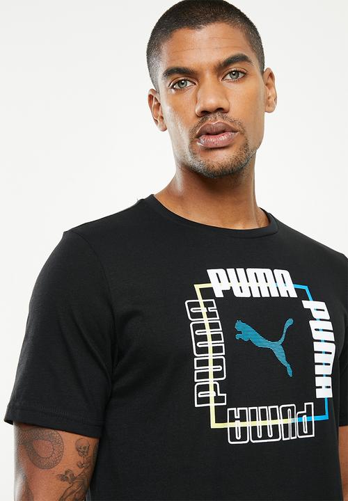 PUMA - Puma box tee - puma black