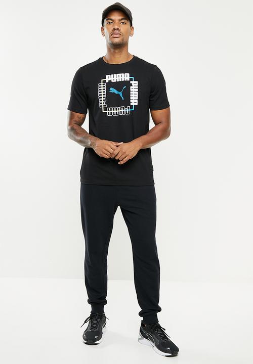 PUMA - Puma box tee - puma black