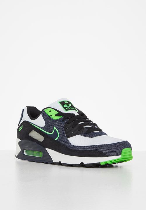 Nike - Nike air max 90 se - black/obsidian-scream green-summit white